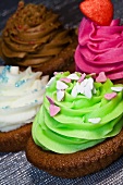 Verschiedene Cupcakes