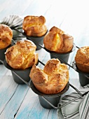 Fresh Baked Popovers in Baking Pans