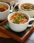 Three Cups of Vegetable Soup