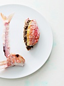 Red mullet sandwich with tapenade