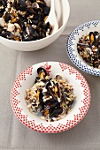 Mussels with beans