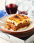 Beef lasagne