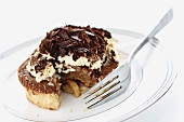 Banoffee pie on a plate