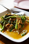 Red curry with pork