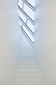 Staircase with skylight (Tower Studio, Fogo Island, Canada)