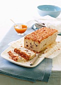 Semifreddo with dried fruits and toasted almonds