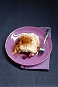 Tiramisu with cherries