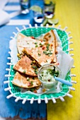 Quesadillas with guacamole