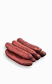 A double layer of Kaminwurz (a South Tyrolean smoked sausage)