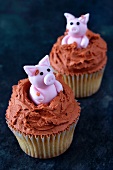 Piglet cupcakes