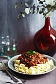 Tagliatelle with beef ragout