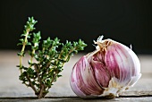Garlic and thyme