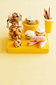 Rock Cakes, Muffins & Finger Buns als Nachmittagssnack