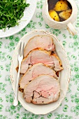 Roast pork, sliced