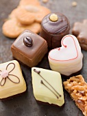 Assorted biscuits and petits fours