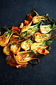 Kimchi Made with Fermented Bok Choy, Carrots and Napa Cabbage