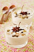Panna cotta with spices