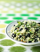 Tabbouleh with black olives