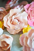 Edible Fondant Flowers for a Cake