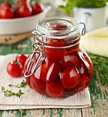 Marinated cherry tomatoes