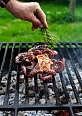 Barbecued octopus (Greece)