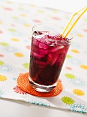 Grape juice with ice