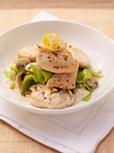 Chicken breast in herb and lemon yoghurt