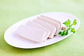 Tofu natur in Scheiben