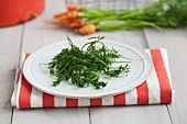 Deep-fried parsley
