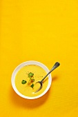 Lentil soup with turmeric