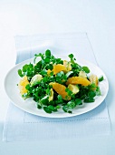 Watercress, avocado and orange salad