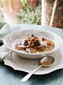 Chanterelle mushroom soup