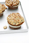 Muffins with a crumble topping