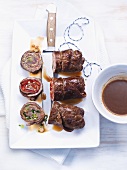 Beef roulades with gravy