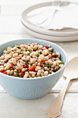 A Bowl of White Bean Salad
