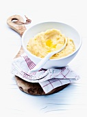 Polenta with olive oil