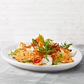 Kürbissalat mit Rucola