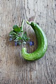 Home-grown cucumber and borage