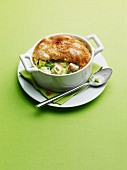 Individual Chicken Pot Pie with Phyllo Dough Crust