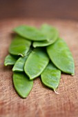 Several sugar snap peas