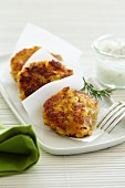 Cod fishcakes with dill