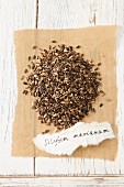 Milk thistle seeds (Silybum marianum)