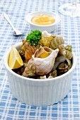 Whelks with mayonnaise
