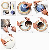 Hand-crafting a photographic, decorative plate