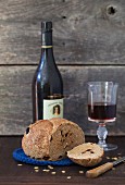 Cherry Rye Bread with Red Wine