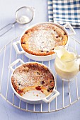 Clafoutis with custard