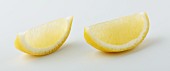 Two lemon wedges
