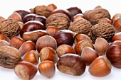 Assorted nuts and chestnuts