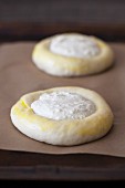Unbaked Russian Vatrushka; Farmer Cheese Pie