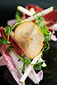 Apple salad with radicchio